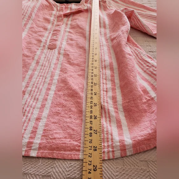 Denim & Co. Striped Yarn Dyed Woven Top - Picture 9 of 14